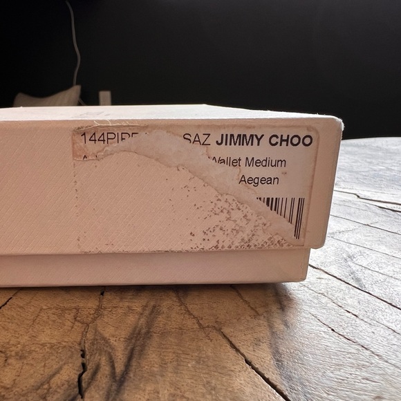 Jimmy Choo PIPPA Wallet Medium Wristlet w/Chain - Picture 8 of 10